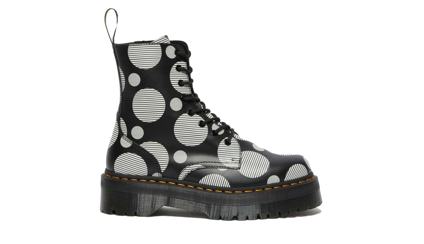 לצפייה במוצר DR MARTENS SOFT LEATHER DOUBLE PLATFORM
